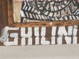 a sign that says chillin on the side of a building