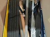 a cardboard box with a bunch of tools inside of it