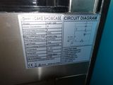 a close up of a circuit diagram on a machine