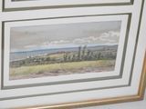 a picture of a painting on the wall of a room