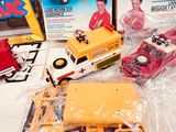 many toys that are sitting on a table