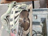 a picture of a tool box with a circular saw on it
