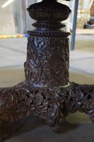 magnifique grande table ronde chinoise – reposant sur un pie… (photo 4)