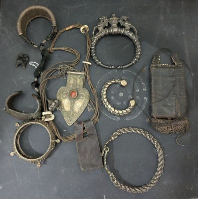 a lot of items that are on a table