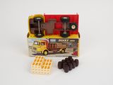 a box of chocolates next to a toy truck
