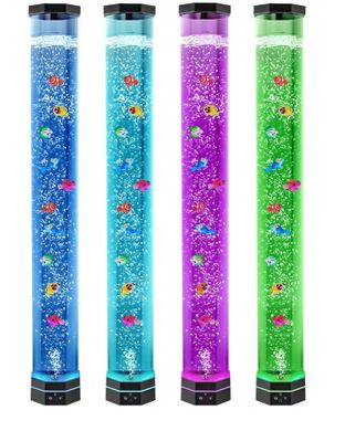 1 grande lampe changement de couleur led polis bulle et pois…