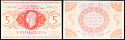 trois types de billets différents, sur lesquels figure l'effigie d'un homme d'un côté et celle d'une femme de l'autre
