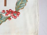 a picture of a christmas decoration hanging on a wall
