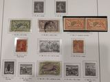 a picture of a collection of stamps on display