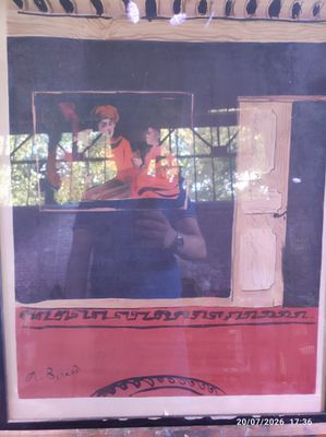 une photo d'un homme et d'une femme assis dans une voiture