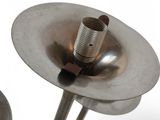 a metal object that is sitting on top of a table