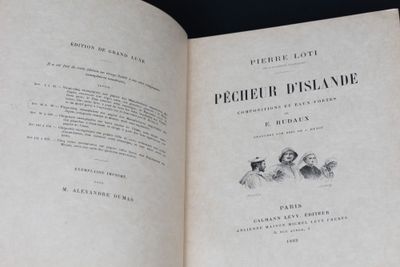 an open book with a picture of a man and a woman