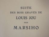a sign that says suite des boiss graves de louis jou pour marshho