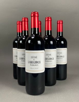 6 B Margaux (rouge), Zédé de Labegorge, 2020
