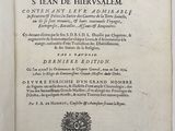 an open book with a black and white title on it