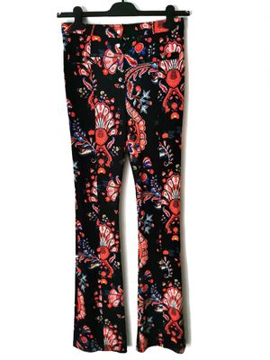 Paco Rabanne Pantalon taille 38 de couleur noir avec motifs …