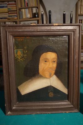 Portrait, Huile sur toile, 46 x 37 cm - Photo 1