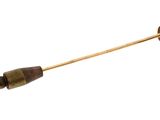 a wooden stick with a flower on top of it