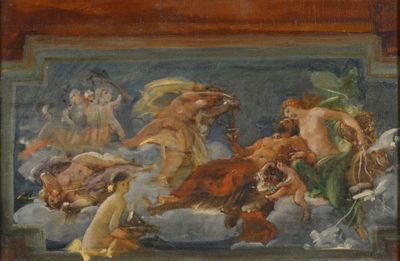an image of a painting of a painting of a group of people