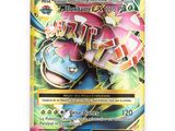a close up of a pokemon card on a white background