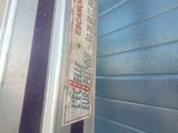 a metal door with a sign on it that says electric
