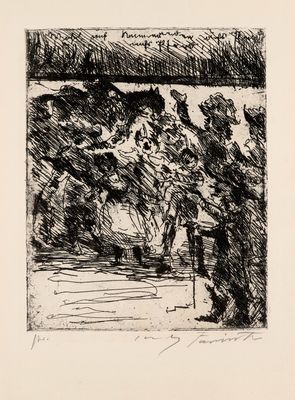 an image of a black and white drawing of a group of people
