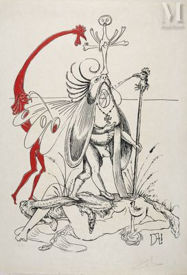 Salvador Dalí (1904-1989) Les Songes drolatiques de Pantagru…