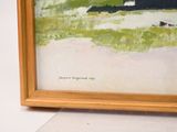 a picture of a painting on the wall of a room