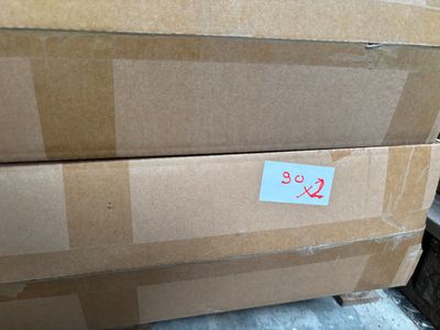 a stack of boxes that are stacked on top of each other