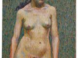an image of a painting of a nude woman standing in a field