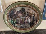 a picture of a painting on the wall of a house