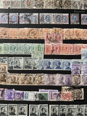 a large collection of stamps and stamps from around the world