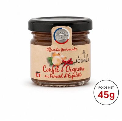 a jar of food that is sitting on a table