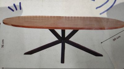 a drawing of a table with a design on it