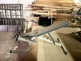 an image of a gym bench in a warehouse