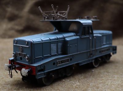 a toy train that is sitting on the ground