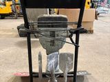 an image of a hand truck in a warehouse