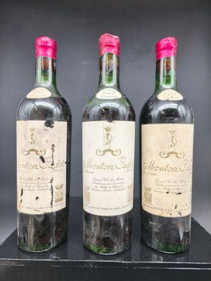 3 Bts MOUTON CADET(B a mieux,ea,efs,c coupe,ca) Pauillac 193…