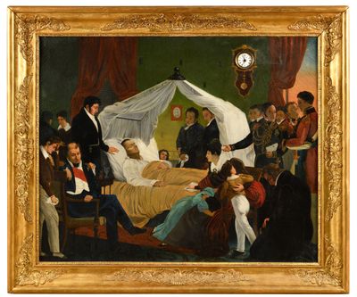 STEUBEN (d’après). « La mort de l’Empereur Napoléon Ier » (5… - Photo 1