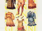 a picture of a book with a picture of women ' s clothes