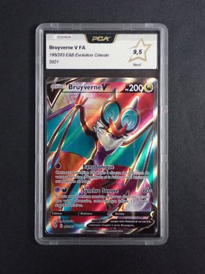 a close up of a card on a table with a black background