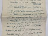 an old handwritten letter from a man who is writing on a piece of paper