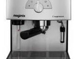 a close up of a coffee machine on a white background