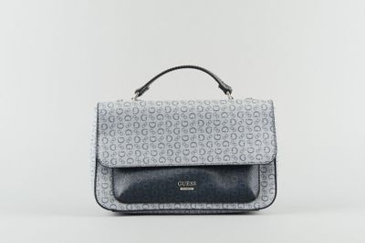 GUESS. Sac en simili Monogram, fermoir aimanté, petite anse … - Photo 1