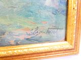 a picture of a painting on the wall of a room