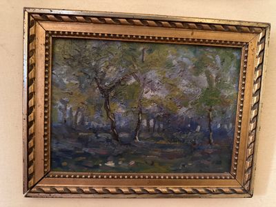 une photo d'un tableau accroché au mur