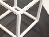a small white object that is on a table