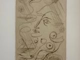 l'image d'un dessin du visage d'une femme sur un morceau de papier