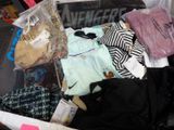 a suitcase full of clothes and other items that are in it
