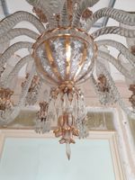 Travail Ottoman, début XXème, Important lustre en verre à 18… (photo 5)